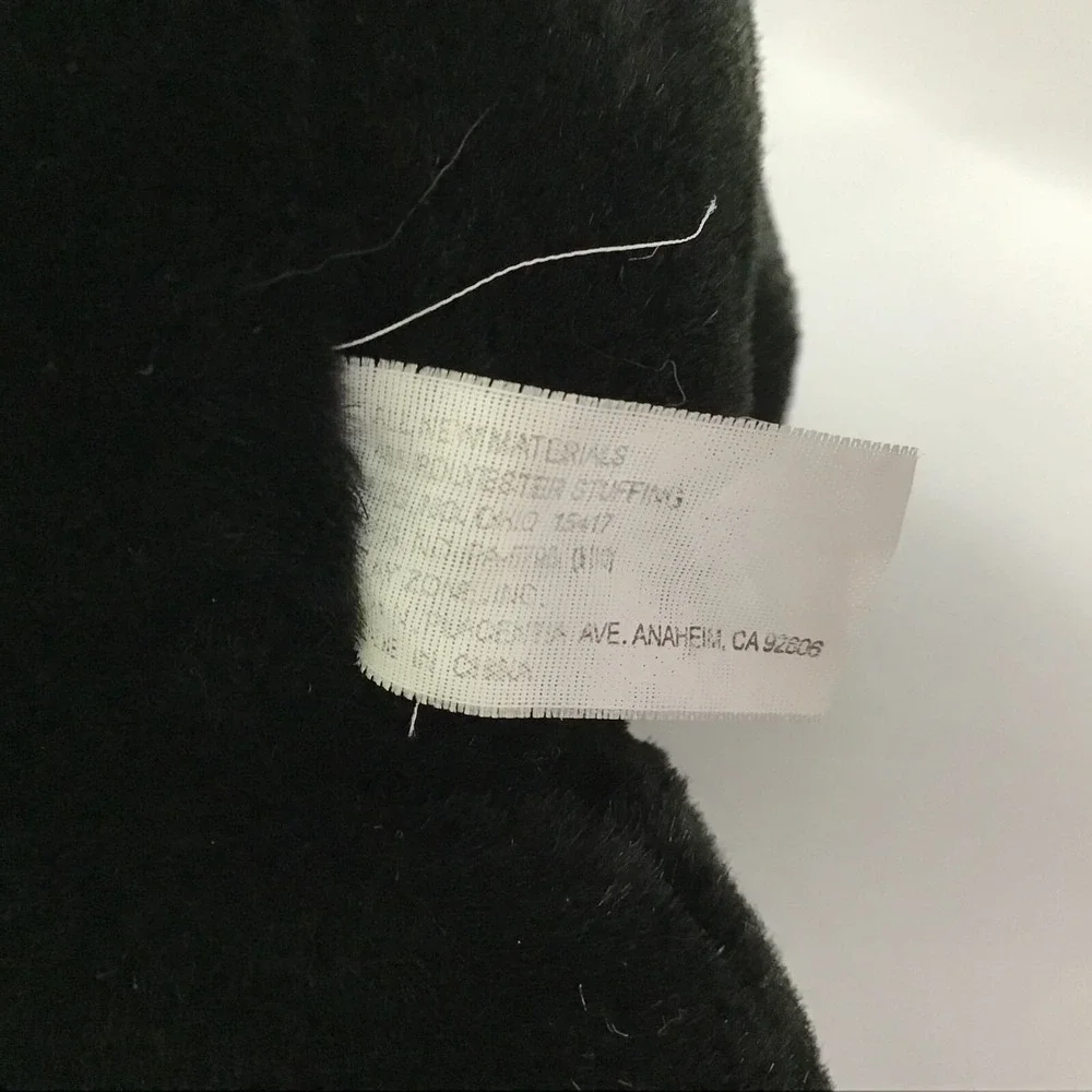 Vintage Black And White Alley Cat Dare To Tease Me Plush Toy‎ Not Tested